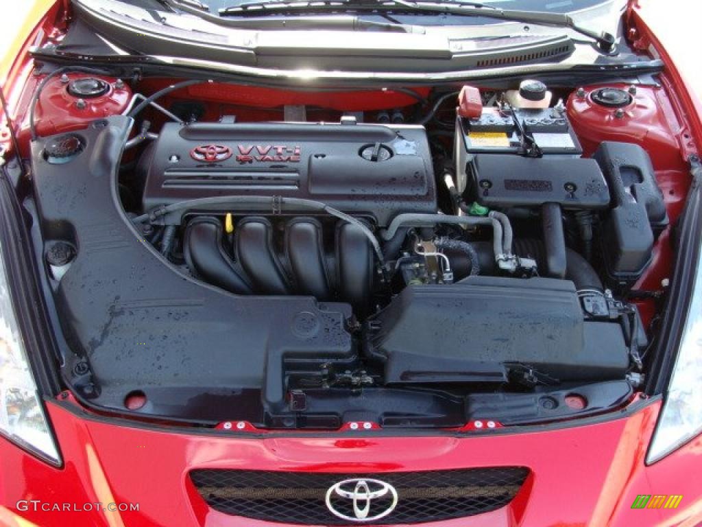 2004 Celica GT - Absolutely Red / Black/Red photo #15