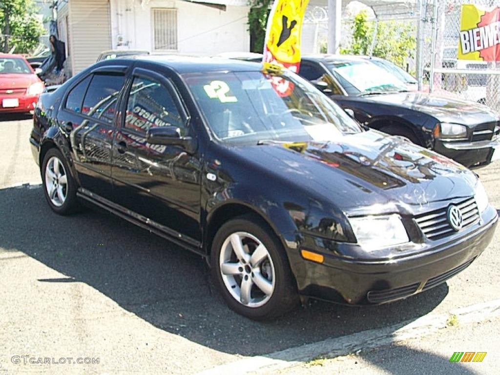 2002 Jetta GLI  VR6 Sedan - Black / Black photo #2