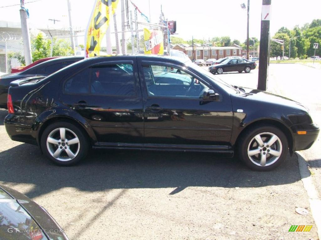 2002 Jetta GLI  VR6 Sedan - Black / Black photo #4