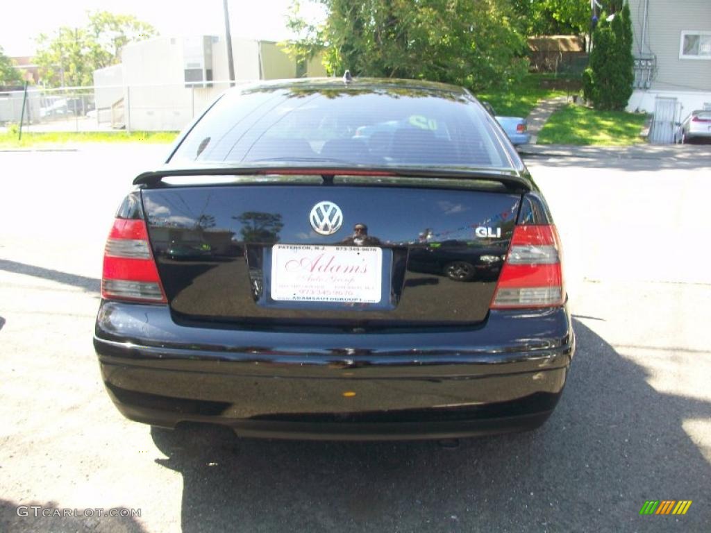 2002 Jetta GLI  VR6 Sedan - Black / Black photo #5