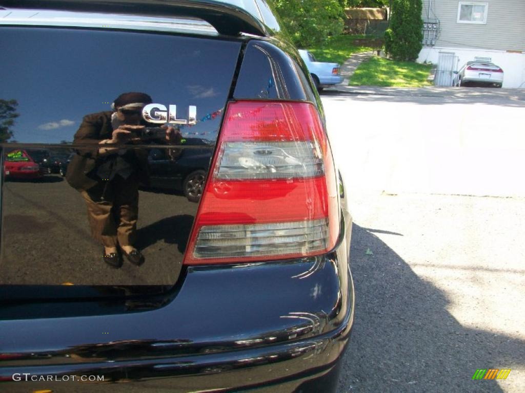 2002 Jetta GLI  VR6 Sedan - Black / Black photo #6