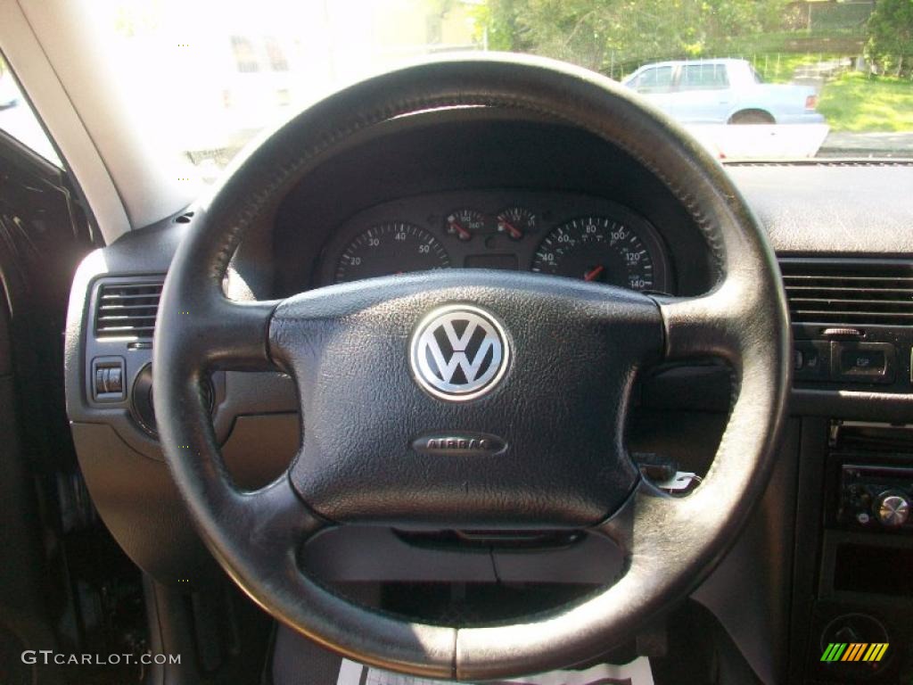 2002 Jetta GLI  VR6 Sedan - Black / Black photo #14