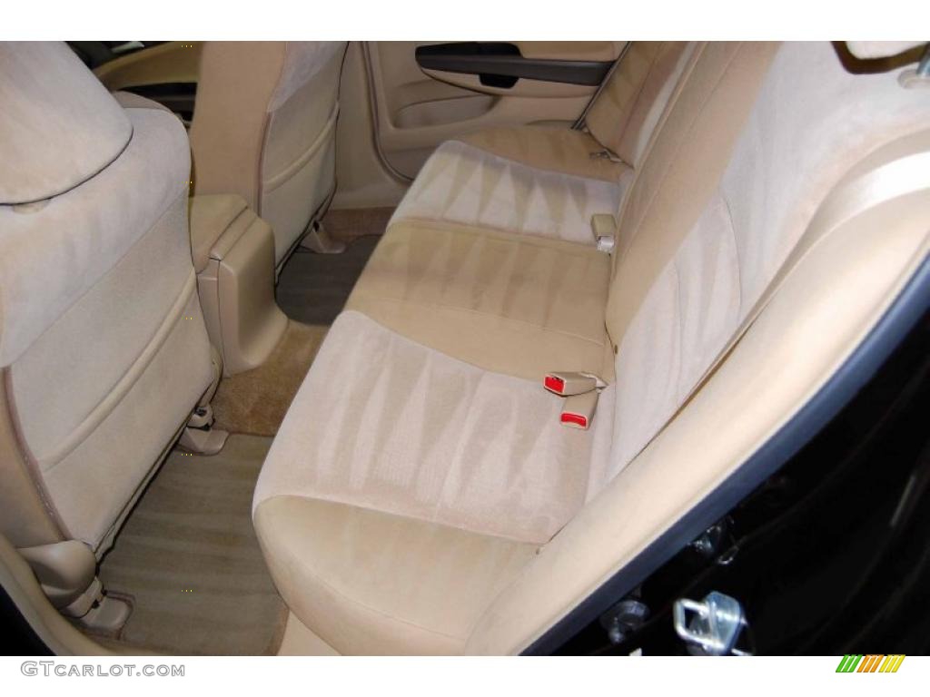 2009 Accord LX Sedan - Crystal Black Pearl / Ivory photo #20