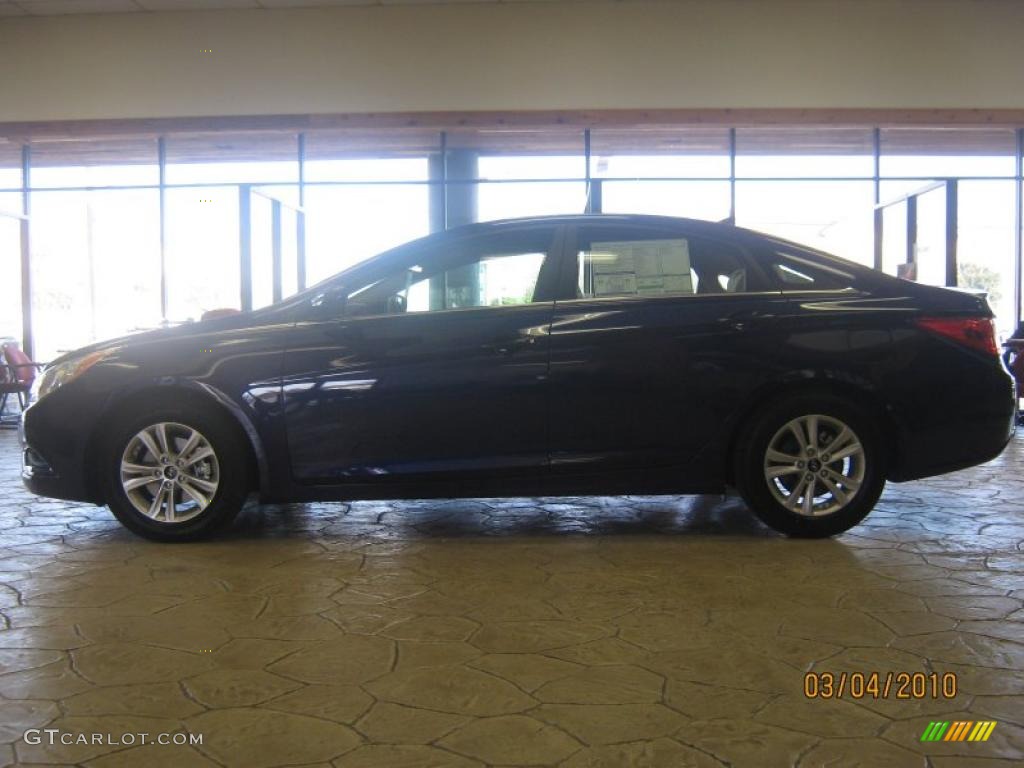 2011 Sonata GLS - Indigo Blue Pearl / Camel photo #2