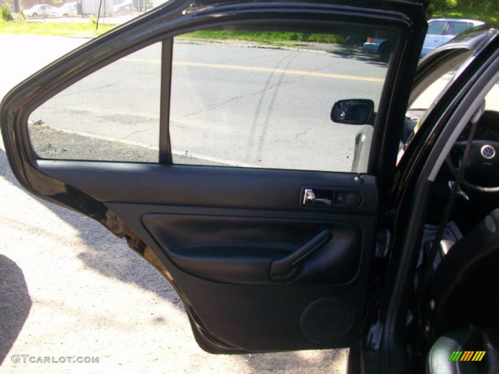 2002 Jetta GLI  VR6 Sedan - Black / Black photo #26