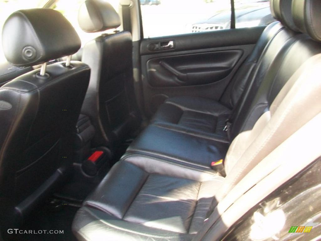 2002 Jetta GLI  VR6 Sedan - Black / Black photo #28