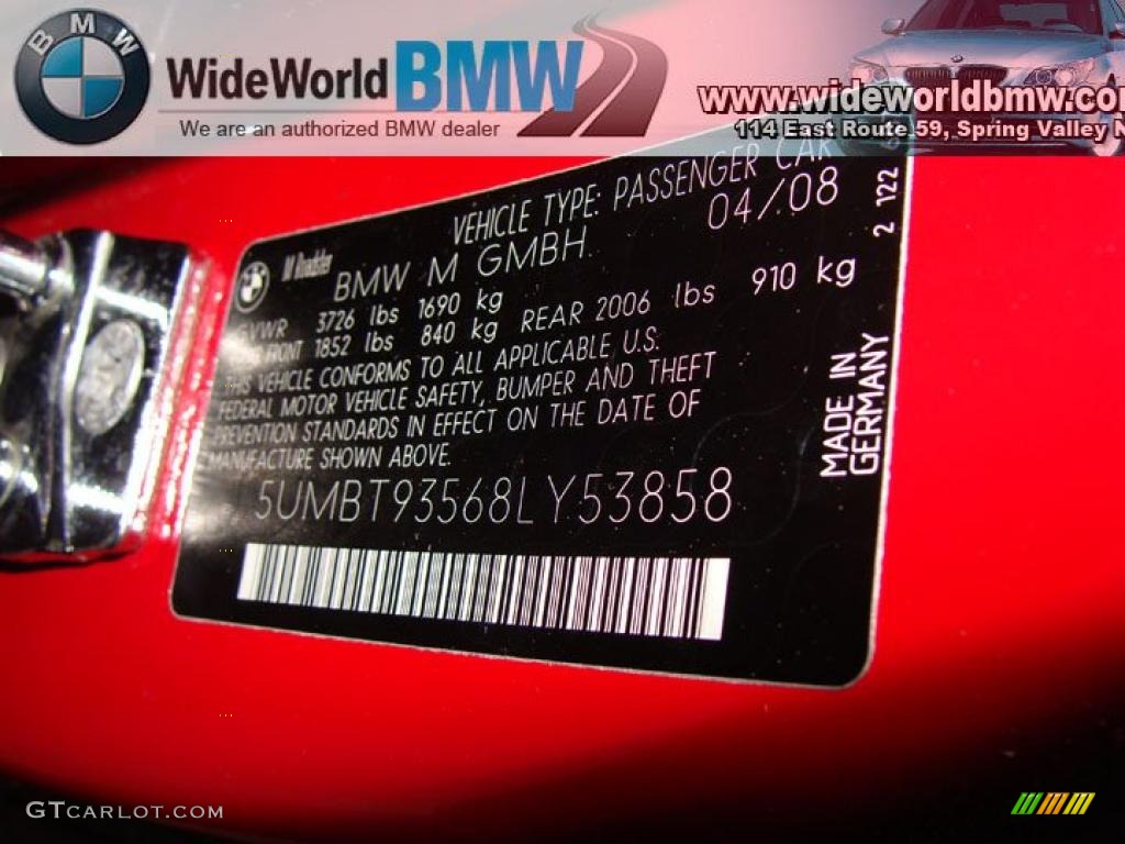 2008 M Roadster - Imola Red / Dark Sepang Brown photo #15
