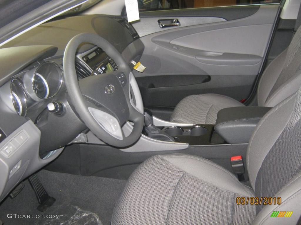 2011 Sonata SE - Radiant Silver / Gray photo #13