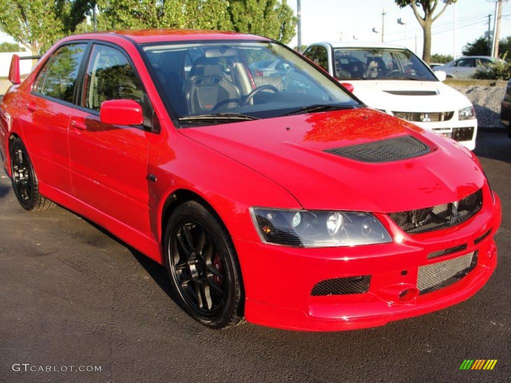 2006 Lancer Evolution IX - Rally Red / Black Alcantara photo #1