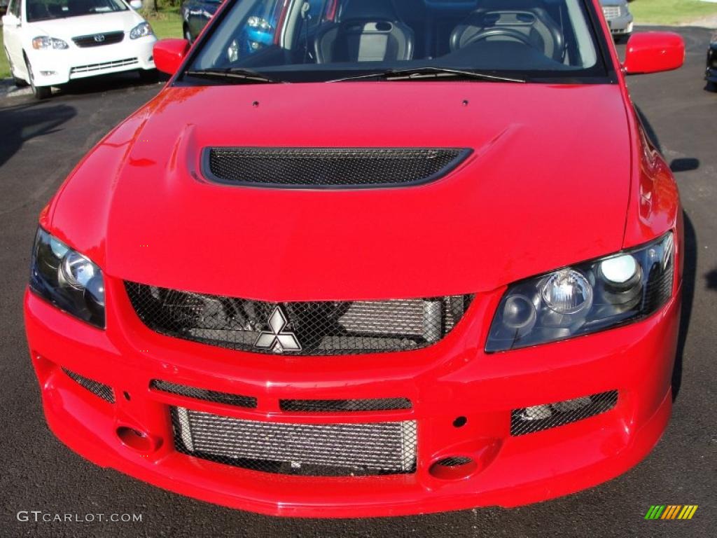 2006 Lancer Evolution IX - Rally Red / Black Alcantara photo #2