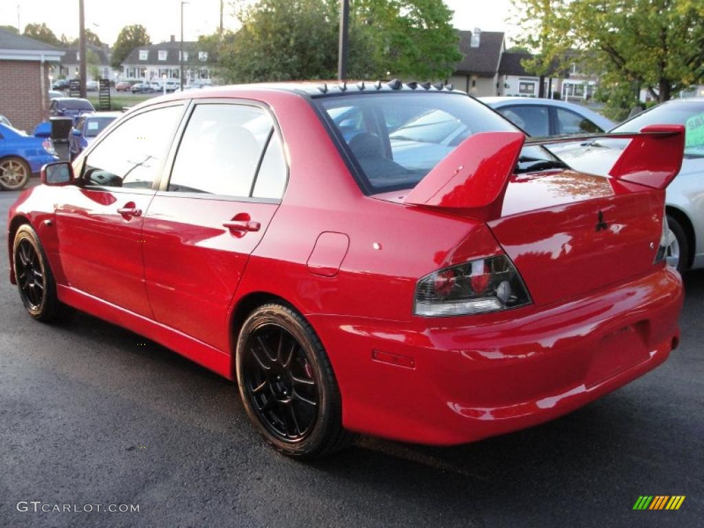 2006 Lancer Evolution IX - Rally Red / Black Alcantara photo #4