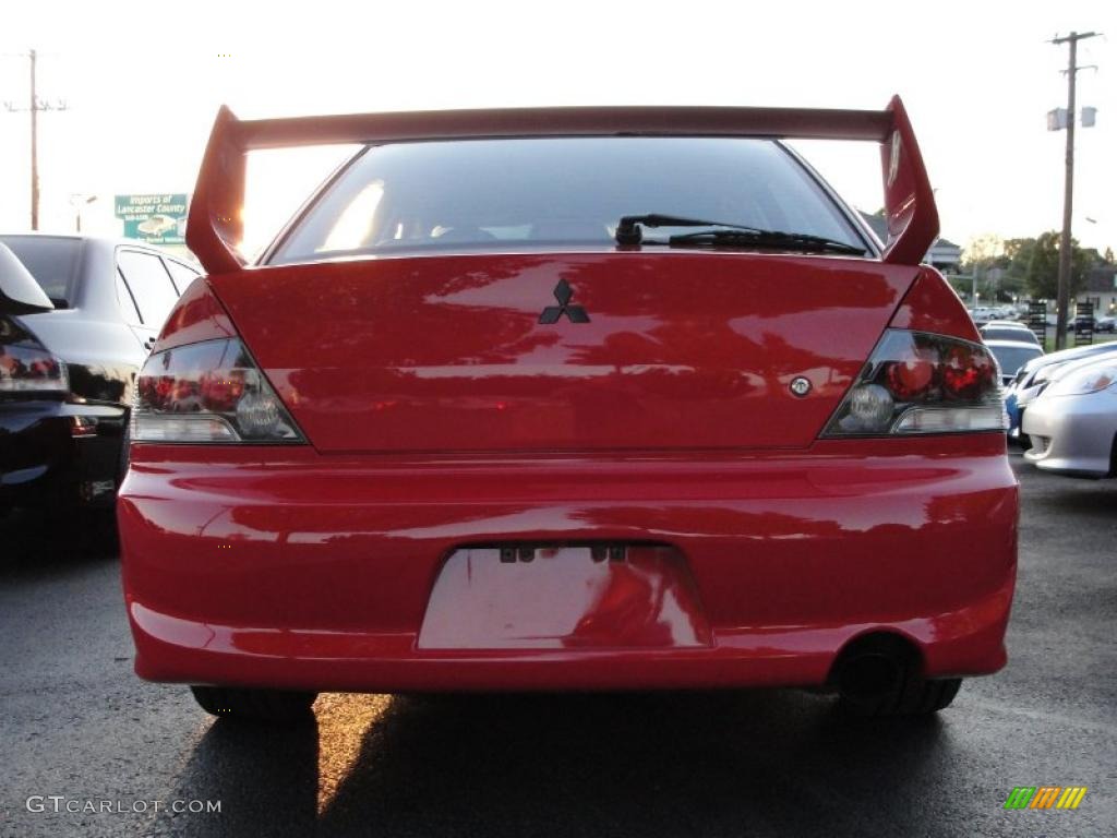 2006 Lancer Evolution IX - Rally Red / Black Alcantara photo #5