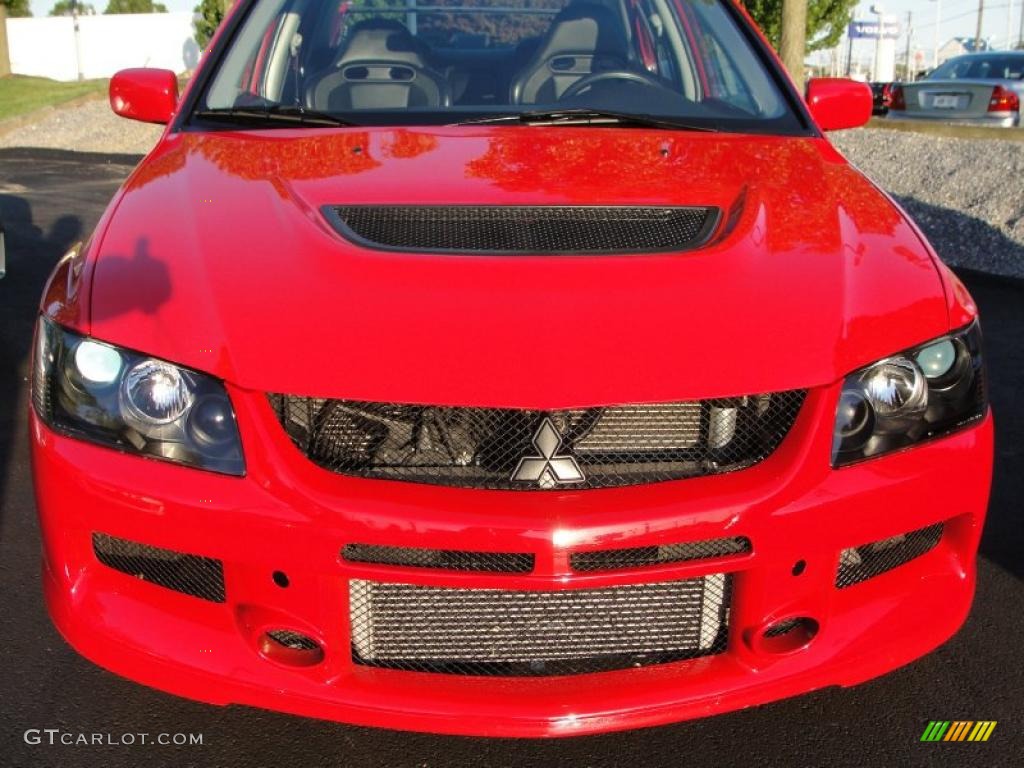 2006 Lancer Evolution IX - Rally Red / Black Alcantara photo #14