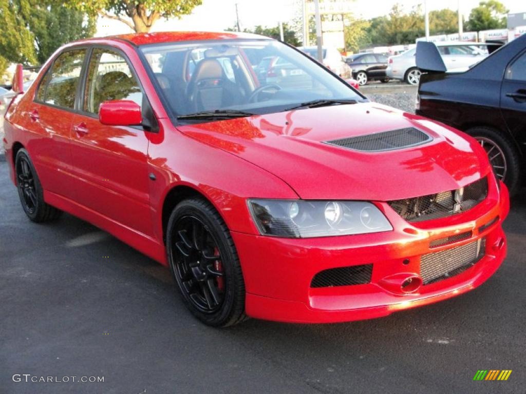 2006 Lancer Evolution IX - Rally Red / Black Alcantara photo #17