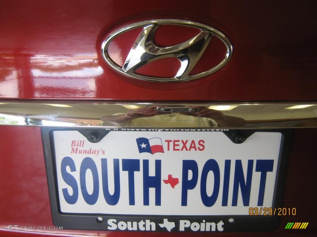 2011 Sonata SE - Venetian Red / Black photo #21