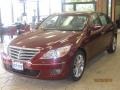Cabernet Red Pearl - Genesis 3.8 Sedan Photo No. 3
