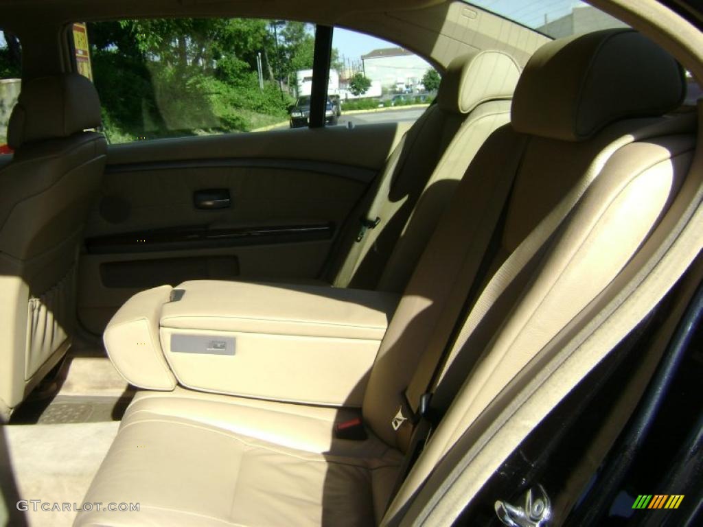 2002 7 Series 745Li Sedan - Jet Black / Beige III photo #16