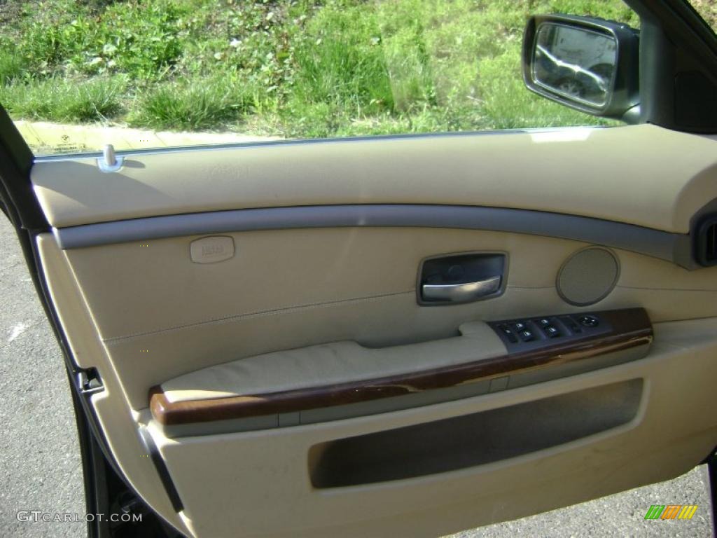 2002 7 Series 745Li Sedan - Jet Black / Beige III photo #19