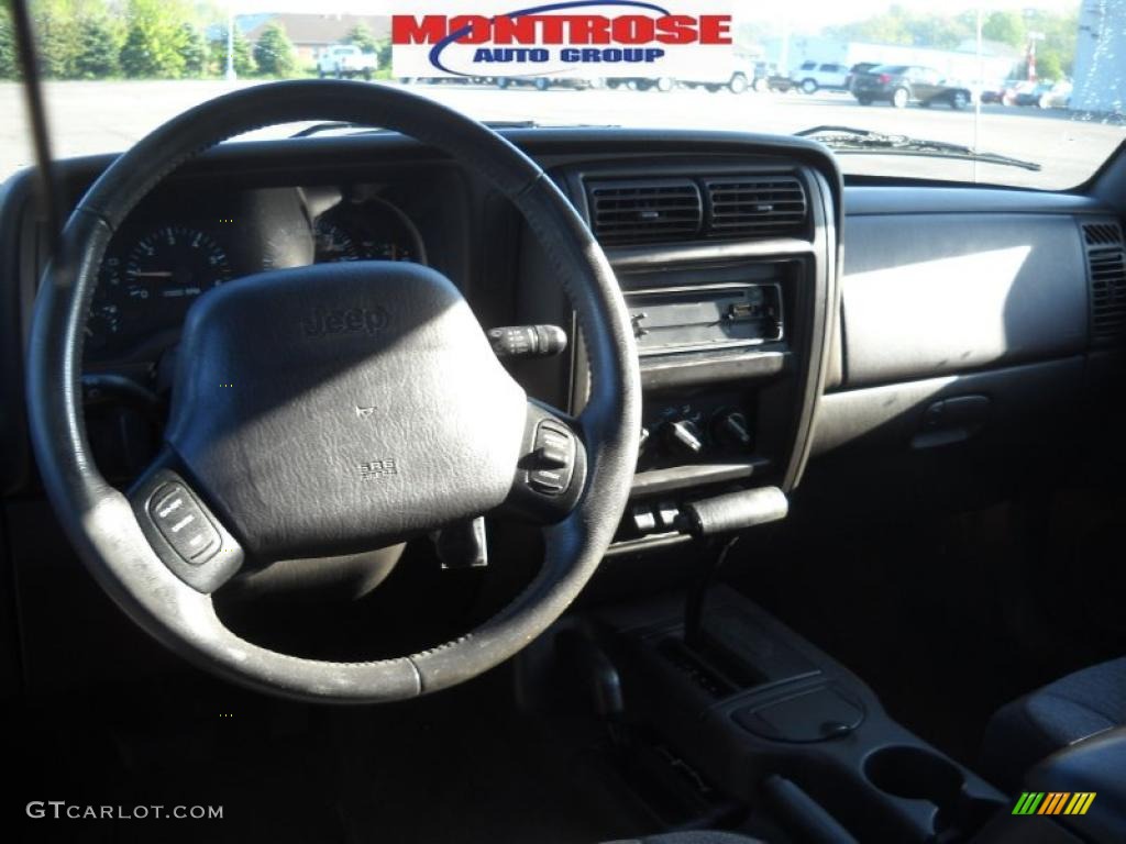 2001 Cherokee Sport 4x4 - Steel Blue Pearl / Agate photo #13