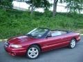 1996 Radiant Fire Red Chrysler Sebring JXi Convertible  photo #1