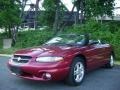 1996 Radiant Fire Red Chrysler Sebring JXi Convertible  photo #7