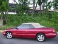 1996 Radiant Fire Red Chrysler Sebring JXi Convertible  photo #21