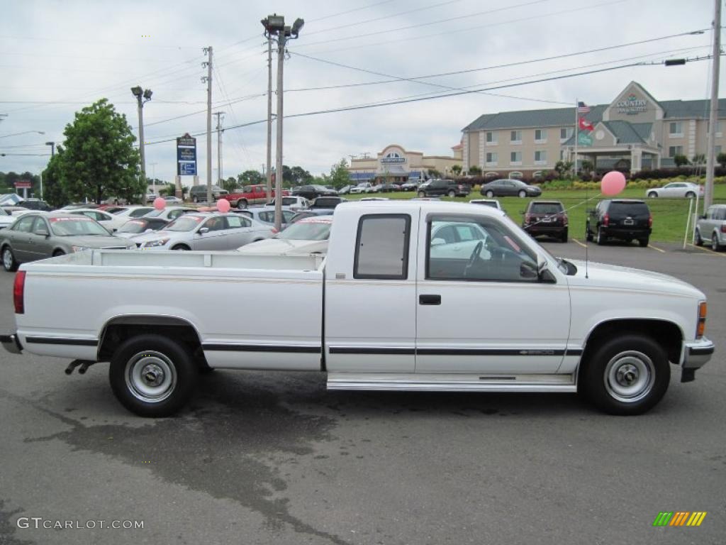 1989 C/K 2500 C2500 Extended Cab - White / Red photo #6
