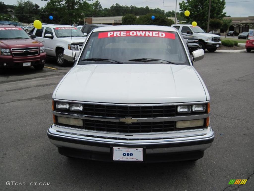 1989 C/K 2500 C2500 Extended Cab - White / Red photo #8