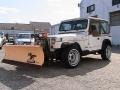 White 1989 Jeep Wrangler S 4x4