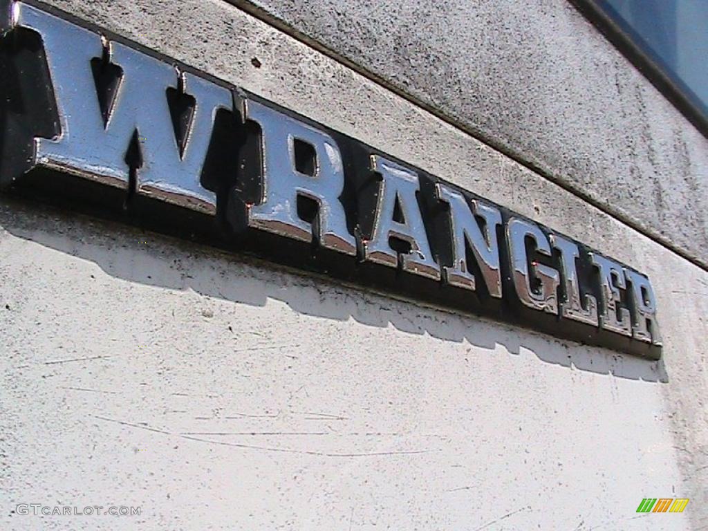 1989 Wrangler S 4x4 - White / Beige photo #32