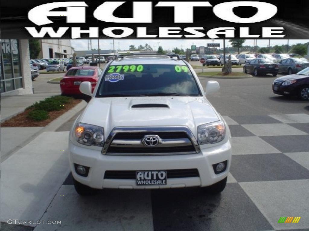 2009 4Runner Sport Edition 4x4 - Natural White / Dark Charcoal photo #2