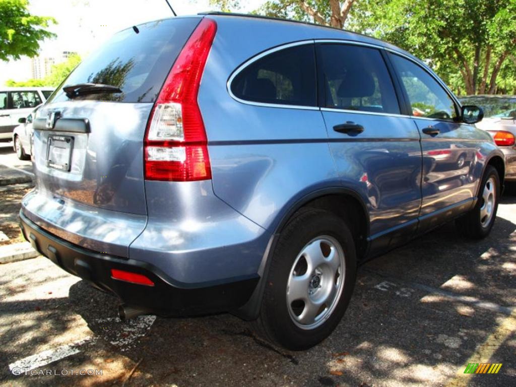 2007 CR-V LX - Glacier Blue Metallic / Gray photo #2