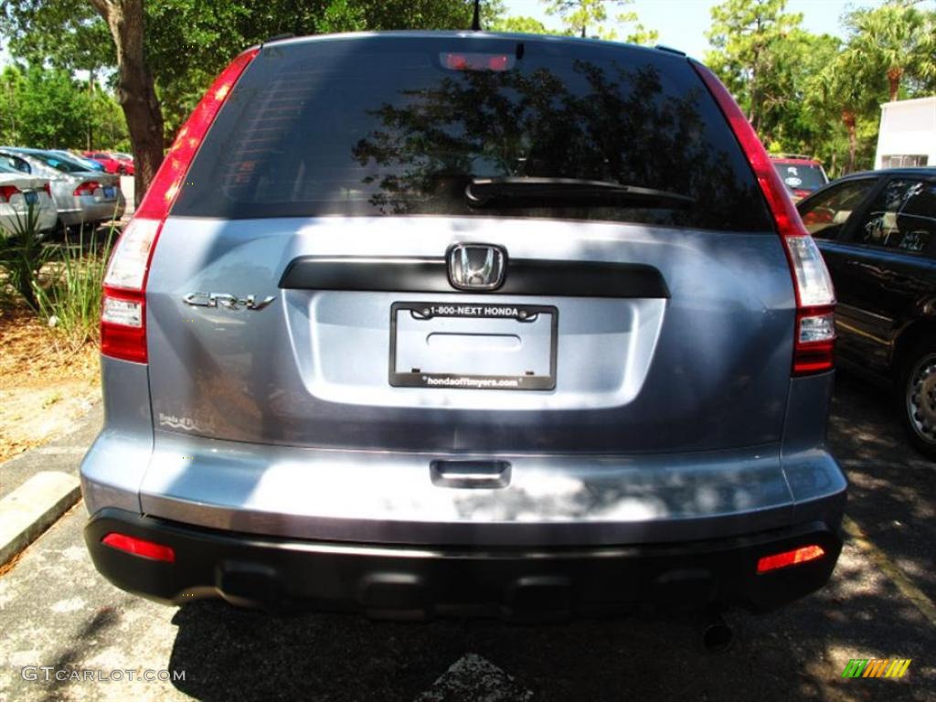 2007 CR-V LX - Glacier Blue Metallic / Gray photo #3