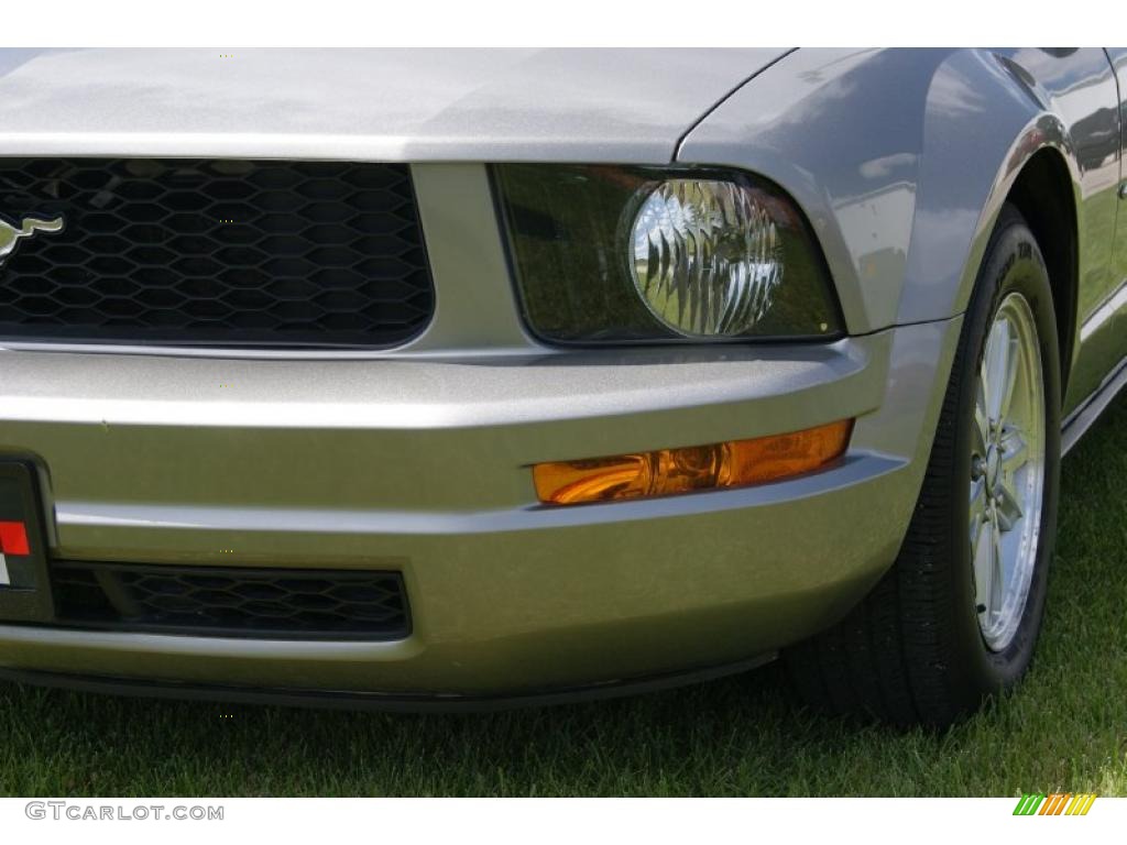 2008 Mustang V6 Deluxe Coupe - Vapor Silver Metallic / Light Graphite photo #4
