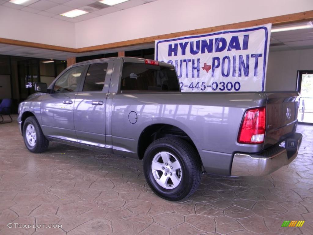 2010 Ram 1500 SLT Quad Cab - Mineral Gray Metallic / Dark Slate/Medium Graystone photo #4