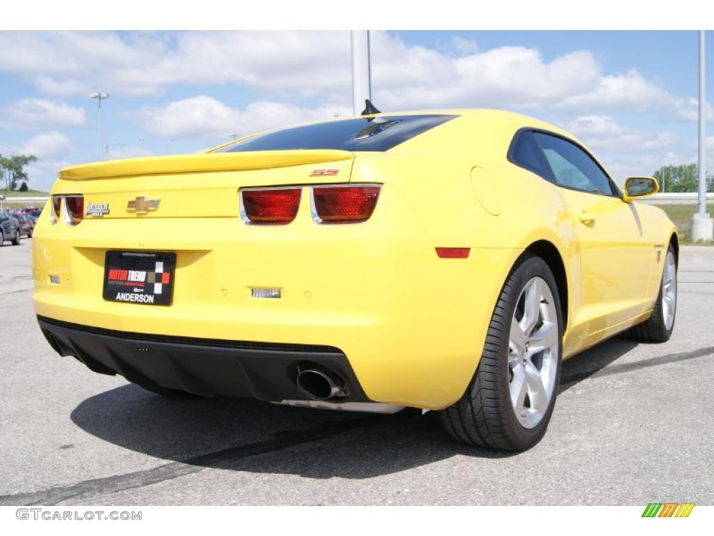 2010 Camaro SS Coupe Transformers Special Edition - Rally Yellow / Black photo #7