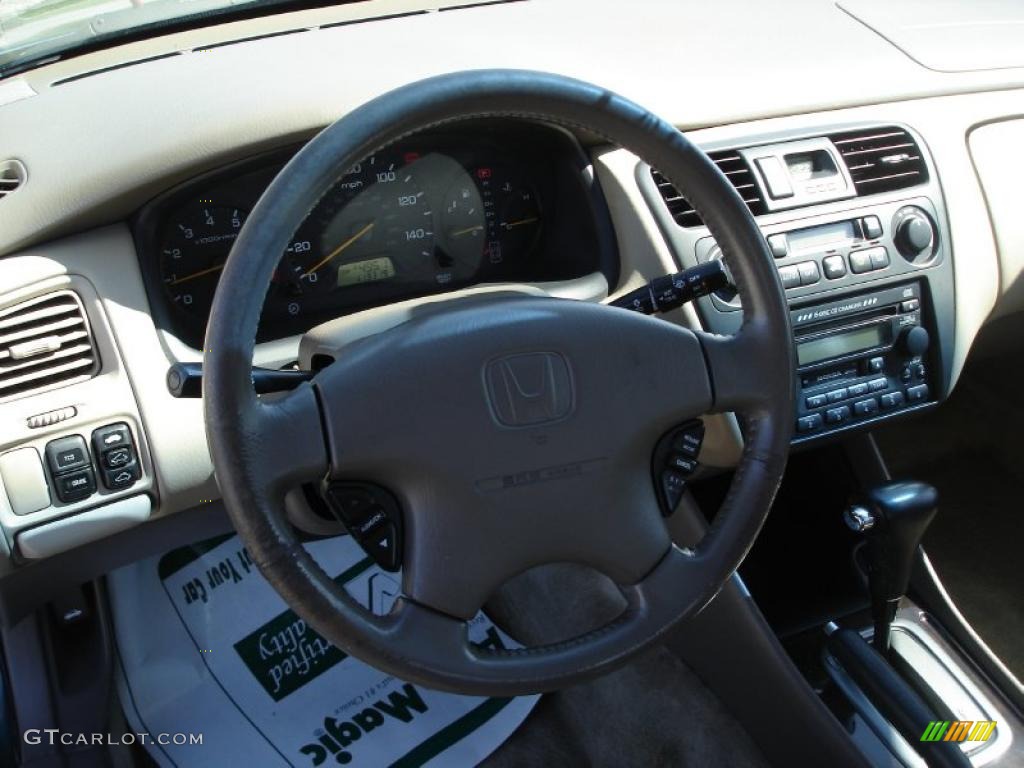 2002 Accord EX V6 Sedan - Noble Green Pearl / Ivory photo #11