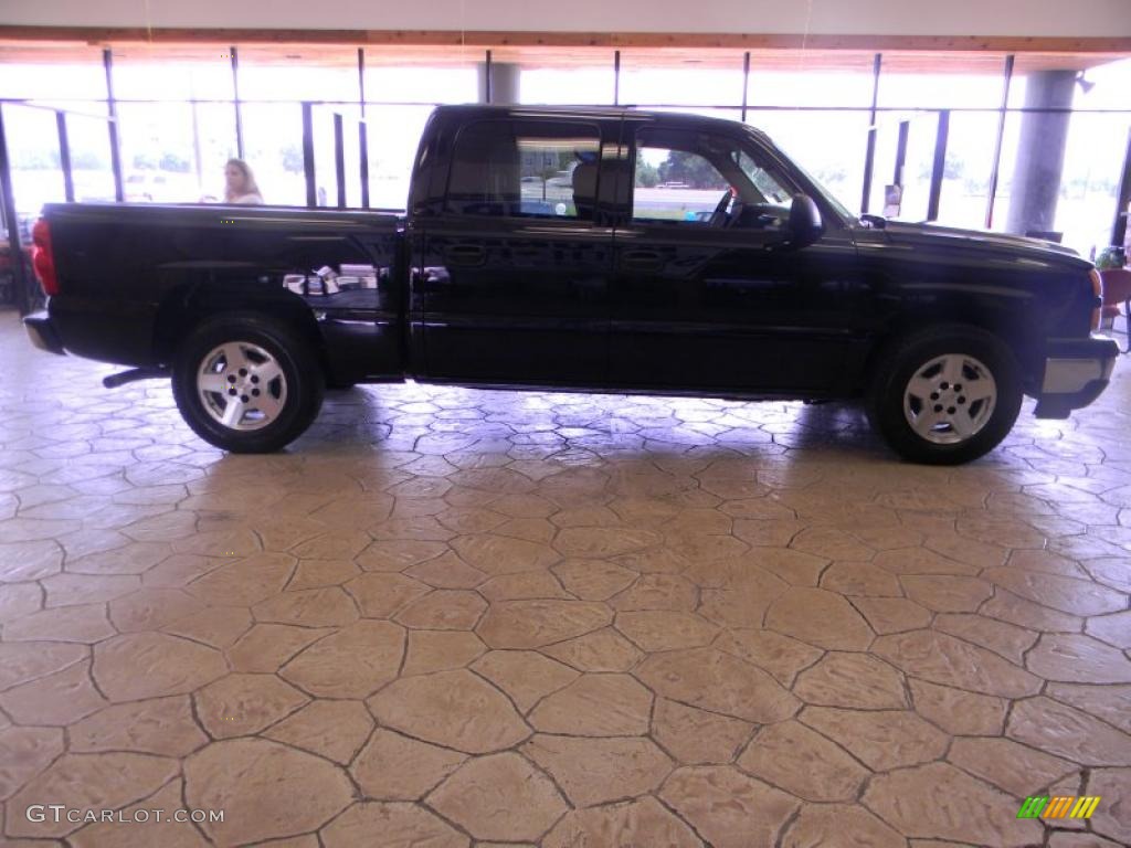 2007 Silverado 1500 Classic LT Crew Cab - Black / Tan photo #9