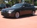 2008 Jet Black BMW 5 Series 550i Sedan  photo #2