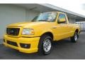 Screaming Yellow - Ranger STX Regular Cab Photo No. 4