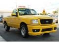 Screaming Yellow - Ranger STX Regular Cab Photo No. 12