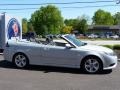 2009 Snow Silver Metallic Saab 9-3 Aero Convertible  photo #4