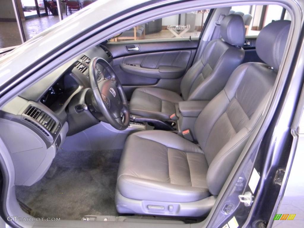 2007 Accord EX-L Sedan - Graphite Pearl / Gray photo #6