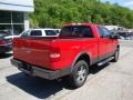 2007 Bright Red Ford F150 XLT SuperCab 4x4  photo #2