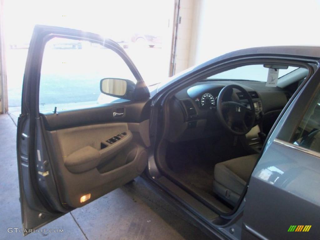 2007 Accord EX Sedan - Cool Blue Metallic / Gray photo #17