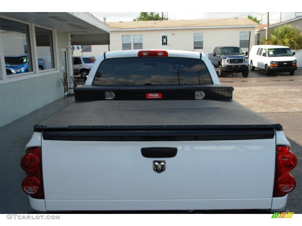 2007 Ram 1500 ST Quad Cab - Bright White / Medium Slate Gray photo #56