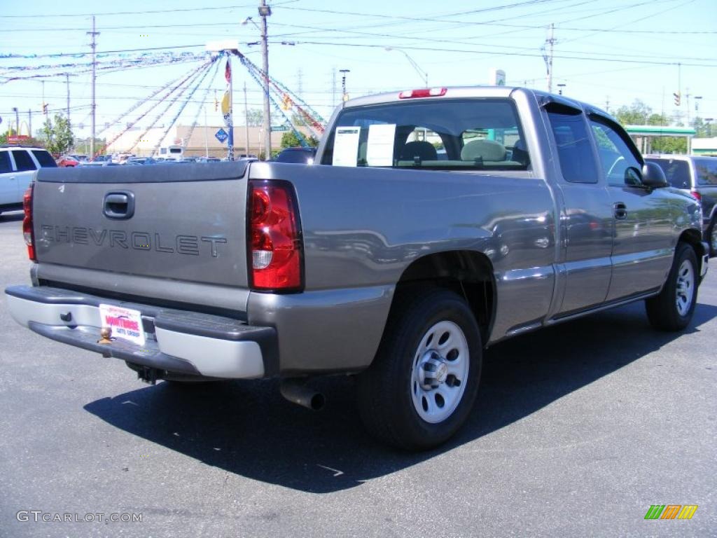 2006 Silverado 1500 LS Extended Cab - Graystone Metallic / Dark Charcoal photo #5