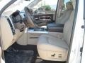 2010 Stone White Dodge Ram 1500 Laramie Quad Cab 4x4  photo #7