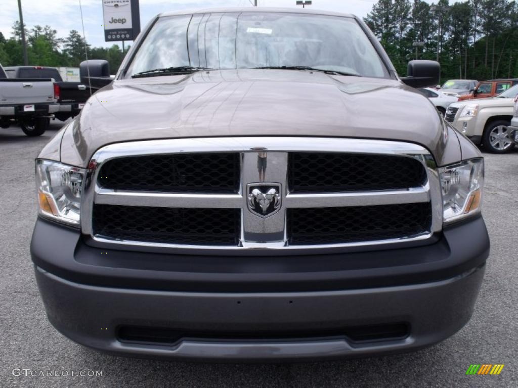 2010 Ram 1500 ST Quad Cab 4x4 - Austin Tan Pearl / Dark Slate/Medium Graystone photo #3