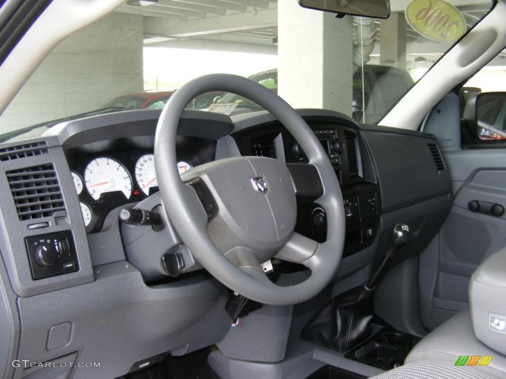 2006 Ram 1500 ST Regular Cab - Bright White / Medium Slate Gray photo #11